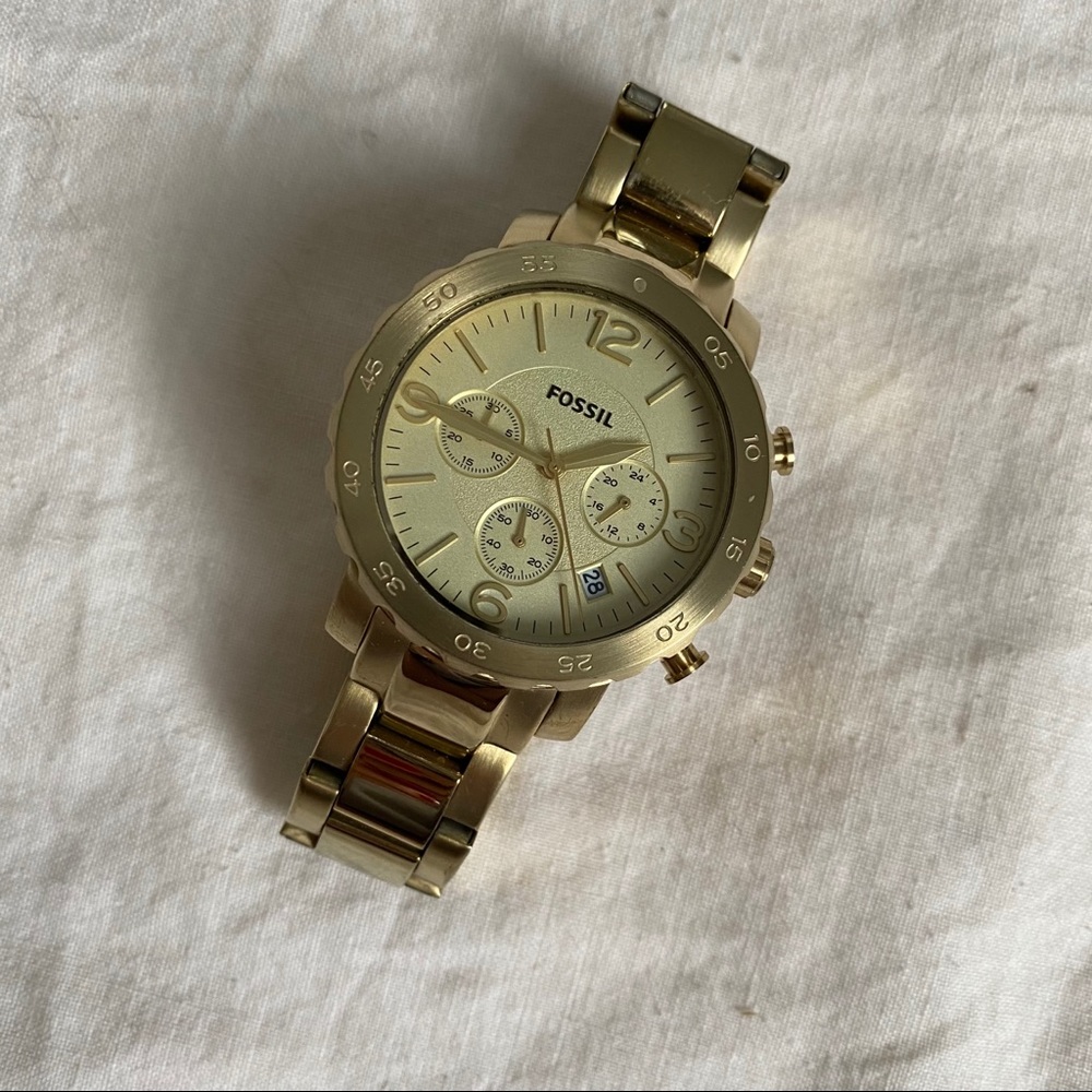 Fossil Grandpa Watch in Gold
